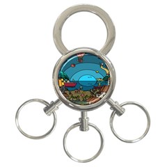 Artwork Art Kids 3-ring Key Chain by artworkshop