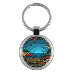 Artwork Art Kids Key Chain (round) by artworkshop