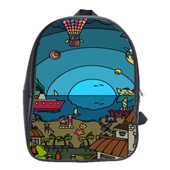 Artwork Art Kids School Bag (large) by artworkshop