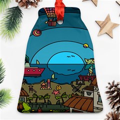 Artwork Art Kids Bell Ornament (two Sides)