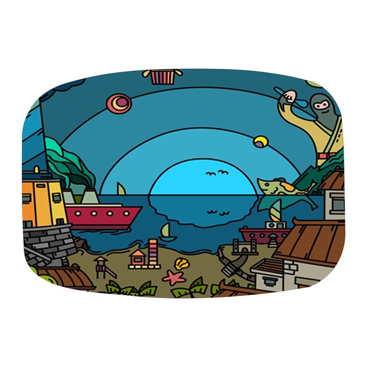 Artwork Art Kids Mini Square Pill Box