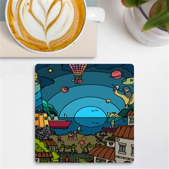 Artwork Art Kids Uv Print Square Tile Coaster  by artworkshop