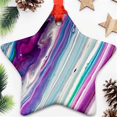 Color Acrylic Paint Art Ornament (star) by artworkshop