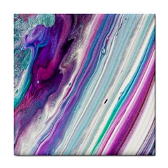 Color Acrylic Paint Art Tile Coaster by artworkshop