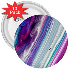 Color Acrylic Paint Art 3  Buttons (10 Pack)  by artworkshop