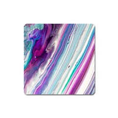 Color Acrylic Paint Art Square Magnet by artworkshop