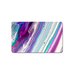 Color Acrylic Paint Art Magnet (name Card) by artworkshop