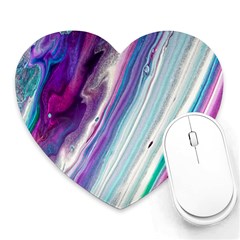 Color Acrylic Paint Art Heart Mousepads by artworkshop