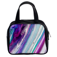 Color Acrylic Paint Art Classic Handbag (two Sides) by artworkshop