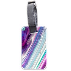 Color Acrylic Paint Art Luggage Tag (two Sides) by artworkshop