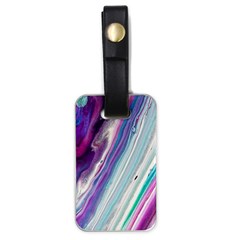 Color Acrylic Paint Art Luggage Tag (one Side) by artworkshop