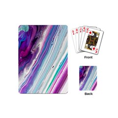 Color Acrylic Paint Art Playing Cards Single Design (mini)