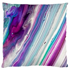 Color Acrylic Paint Art Large Cushion Case (one Side) by artworkshop