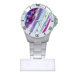 Color Acrylic Paint Art Plastic Nurses Watch by artworkshop