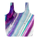 Color Acrylic Paint Art Full Print Recycle Bag (L) Back