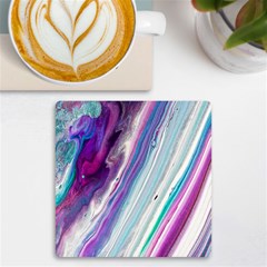 Color Acrylic Paint Art Uv Print Square Tile Coaster 