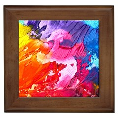 Colorful Painting Framed Tile by artworkshop