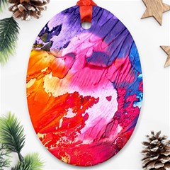 Colorful Painting Ornament (oval)