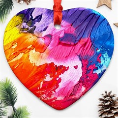 Colorful Painting Ornament (heart)