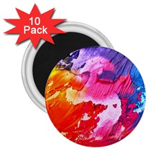 Colorful Painting 2 25  Magnets (10 Pack)  by artworkshop