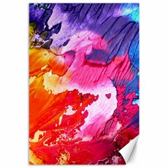 Colorful Painting Canvas 12  X 18  by artworkshop