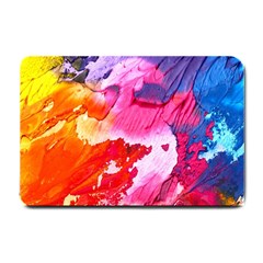 Colorful Painting Small Doormat  by artworkshop