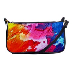 Colorful Painting Shoulder Clutch Bag by artworkshop