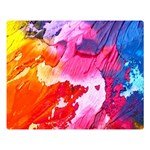 Colorful Painting Double Sided Flano Blanket (Large)  80 x60  Blanket Front