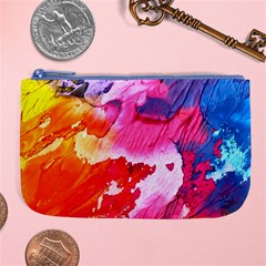 Colorful Painting Large Coin Purse by artworkshop