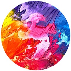 Colorful Painting Wooden Puzzle Round