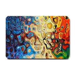 Colorful Structure Small Doormat  by artworkshop