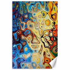 Colorful Structure Canvas 24  X 36  by artworkshop