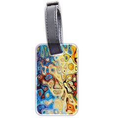 Colorful Structure Luggage Tag (two Sides) by artworkshop