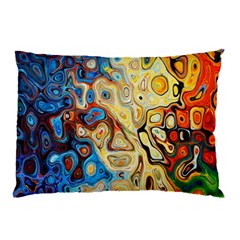 Colorful Structure Pillow Case (two Sides) by artworkshop