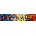 Colorful Structure Large Flano Scarf  Front