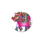 Decorative Elephant Golf Ball Marker (10 pack) Front