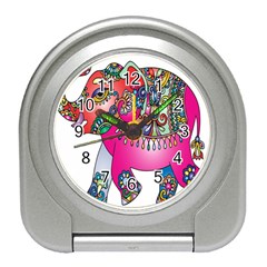 Decorative Elephant Travel Alarm Clock by artworkshop