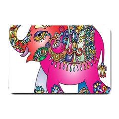 Decorative Elephant Small Doormat  by artworkshop