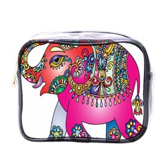 Decorative Elephant Mini Toiletries Bag (one Side) by artworkshop