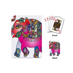 Decorative Elephant Playing Cards Single Design (mini)