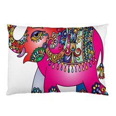 Decorative Elephant Pillow Case (two Sides) by artworkshop