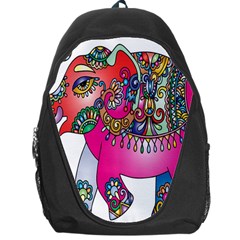 Decorative Elephant Backpack Bag by artworkshop