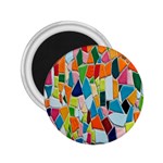 Mosaic Tiles 2.25  Magnets Front