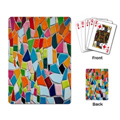 Mosaic Tiles Playing Cards Single Design (rectangle)