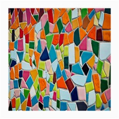 Mosaic Tiles Medium Glasses Cloth (2 Sides) by artworkshop