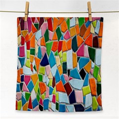 Mosaic Tiles Face Towel by artworkshop