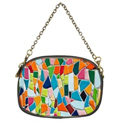 Mosaic Tiles Chain Purse (two Sides) by artworkshop