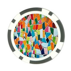 Mosaic Tiles Poker Chip Card Guard (10 Pack) by artworkshop