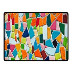 Mosaic Tiles Fleece Blanket (small) by artworkshop