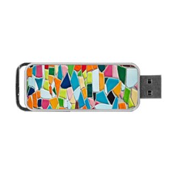 Mosaic Tiles Portable Usb Flash (two Sides) by artworkshop